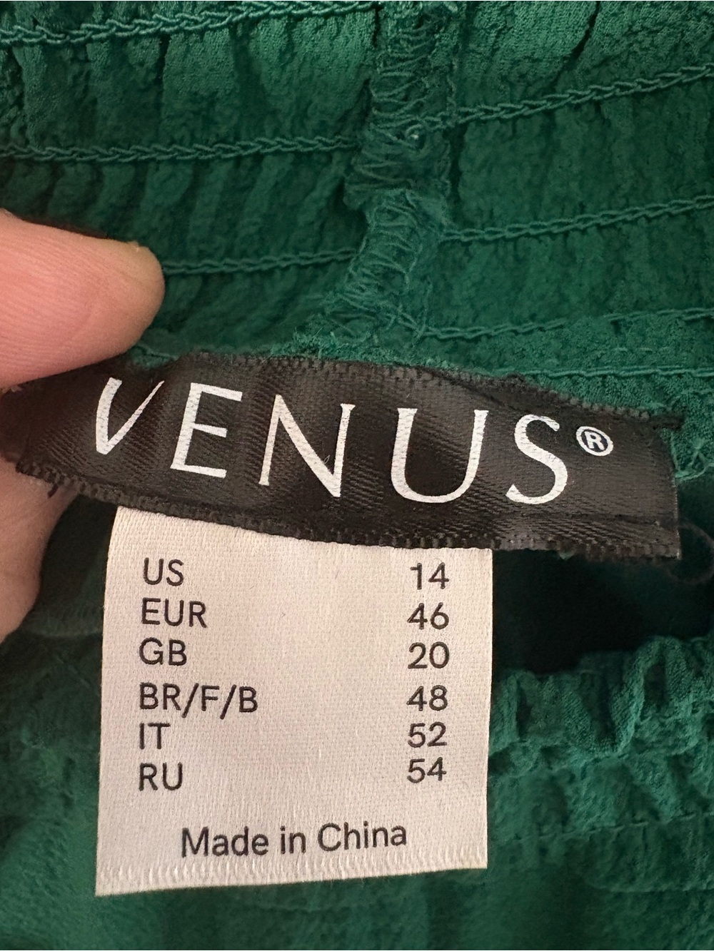 VENUS Emerald Green Lace-Trim Long Sleeve Dress - Picture 7 of 10